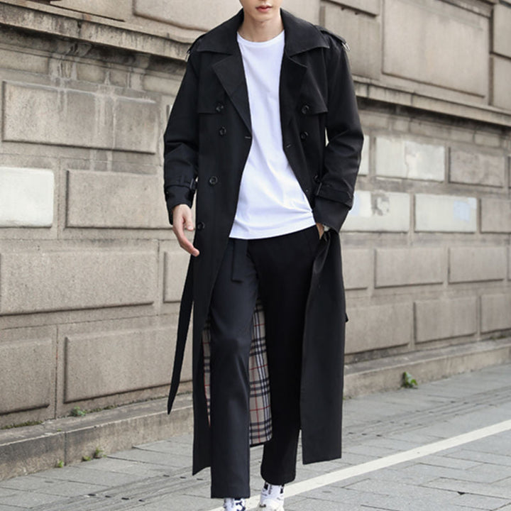 Women's classic belted trench coat