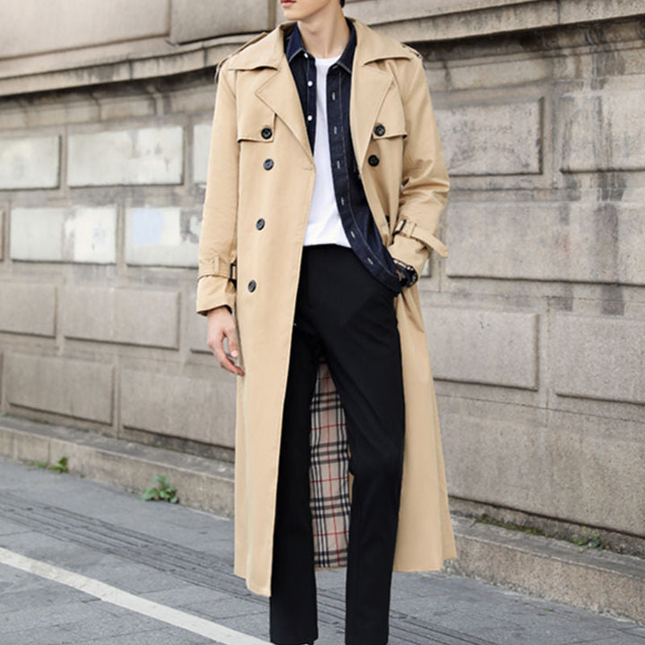 Women's classic belted trench coat