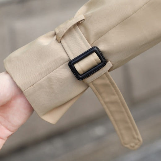 Women's classic belted trench coat