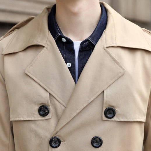 Women's classic belted trench coat
