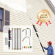 4000 PSI high-pressure cleaning wand set with extension sections and spray nozzles