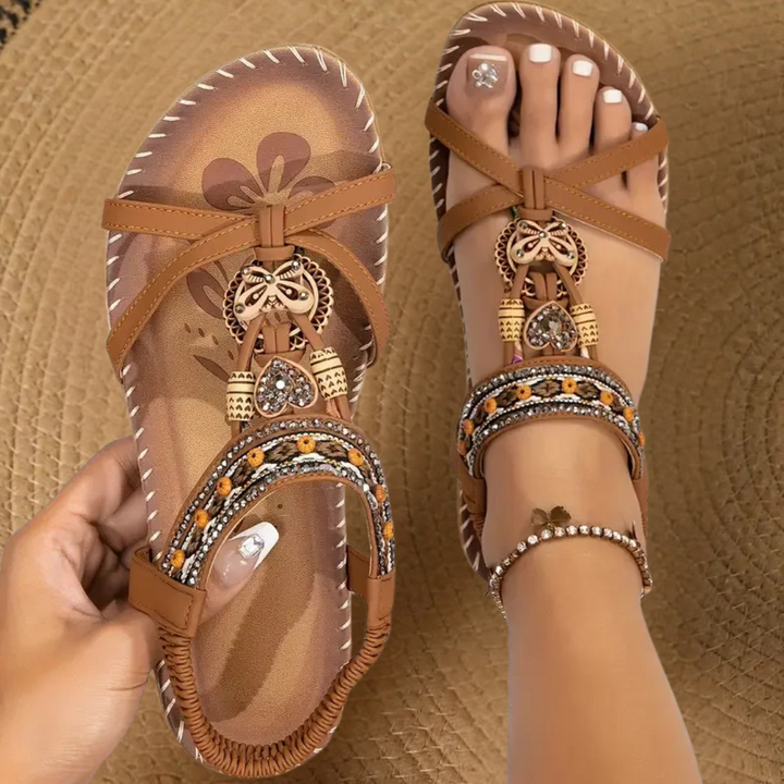 Women's Sandals in Dark Green - View 4 | Bellmere