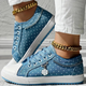 Women's Comfort Sneakers in Light Blue (Almost Sold Out) - View 11 | Bellmere