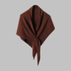 Women's Soft Triangle Shawl in Red Striped - View 10 | Bellmere