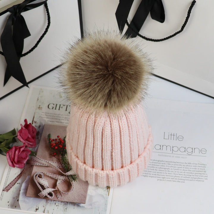 Classic Knit Beanie with Pom in Khaki - View 12 | Bellmere