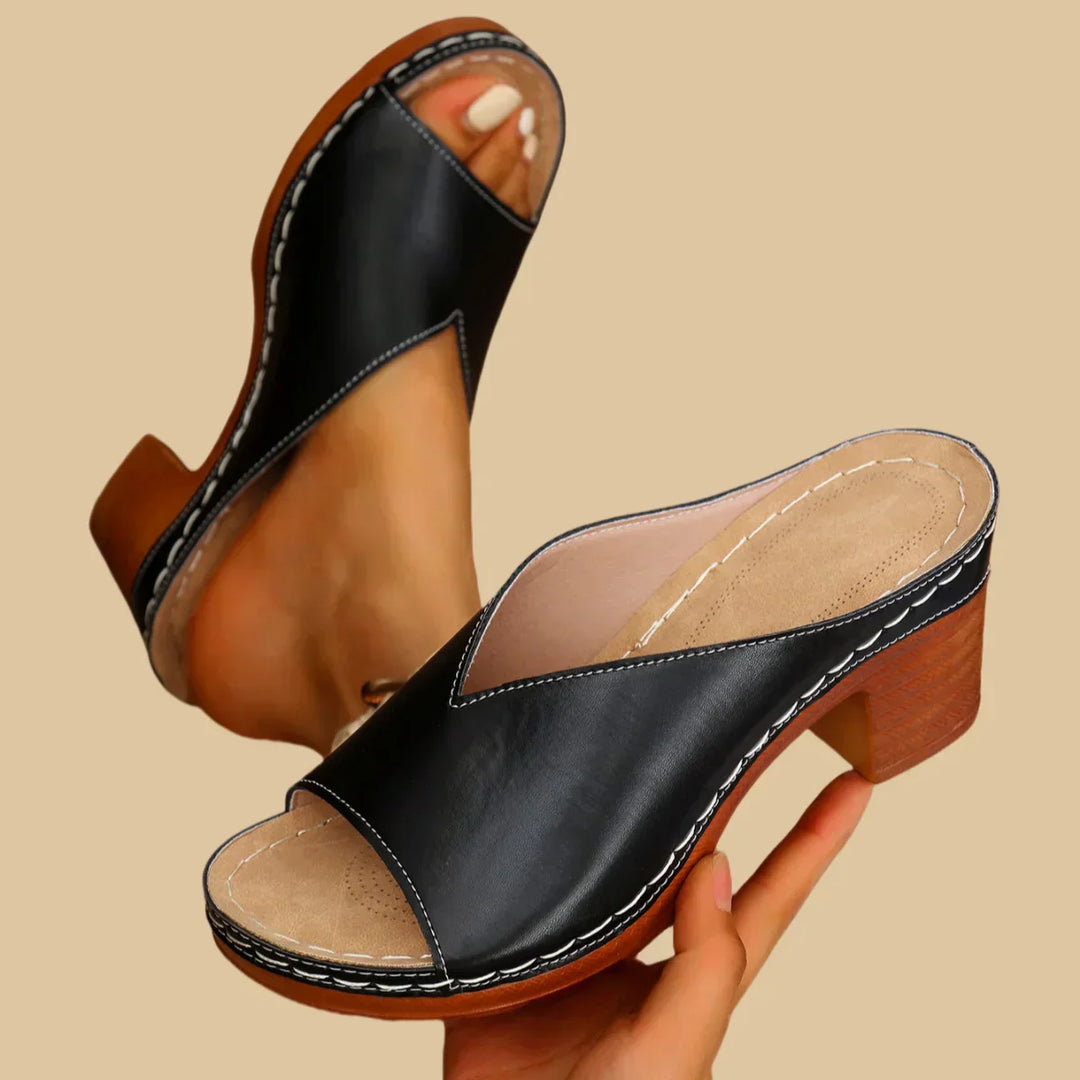Janna | Women's supportive Thick Heel Sandal
