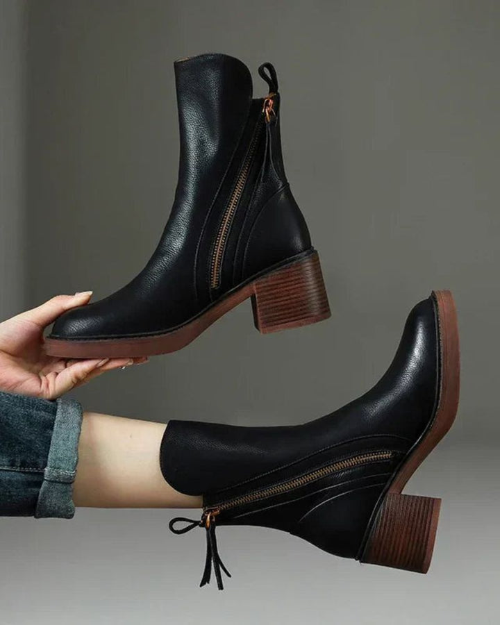 Women's Ankle Boots in Black | Bellmere