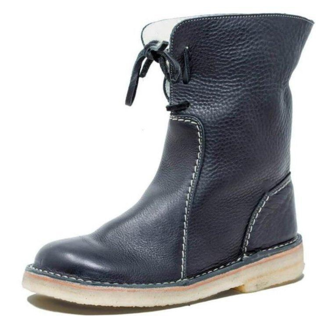 Insulating Water-resistant Winter Boots in Black | Bellmere