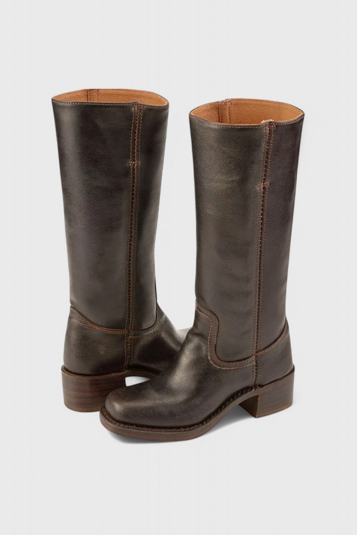 Women's Modern Classic All-Season Boots in Brown - View 4 | Bellmere