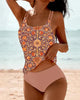 Women's Printed Tankini Swimsuit Swimwear: Clearance Collect in Green (Almost Sold Out) - View 4 | Bellmere