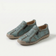 Women's low profile lace-up sneakers with side zip