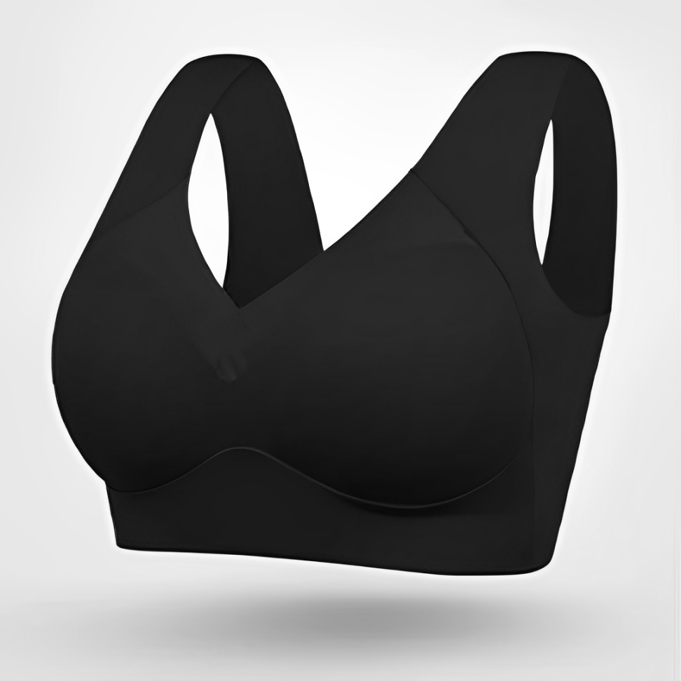 BoostFit Seamless Everyday Bra Shapewear in Black | Bellmere