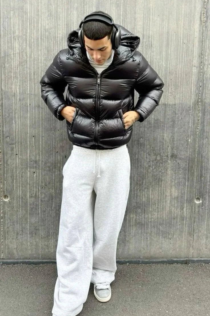 Women's puffer jacket for cold weather