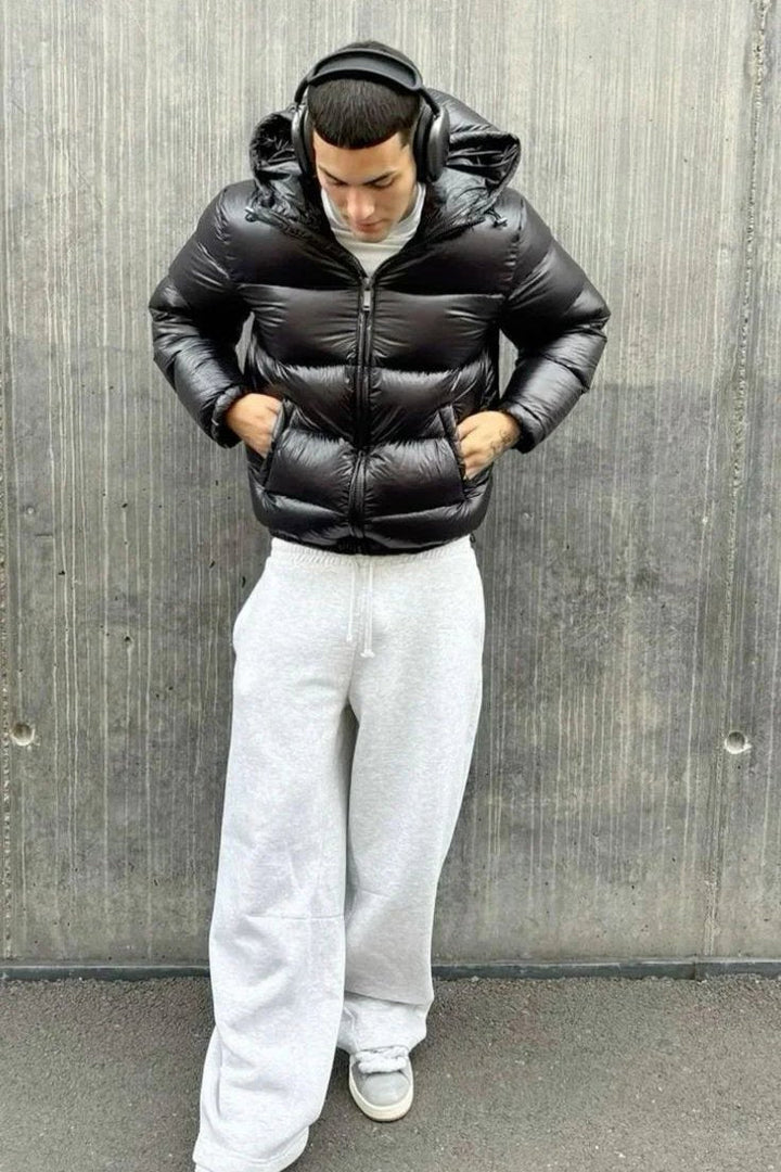 Women's puffer jacket for cold weather