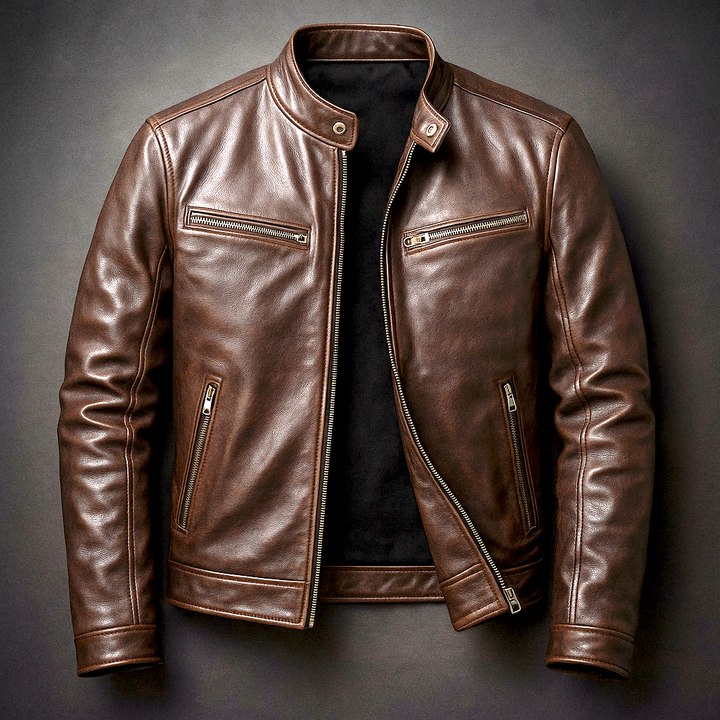 Unisex solid zip front jacket with stand collar and multiple zip pockets