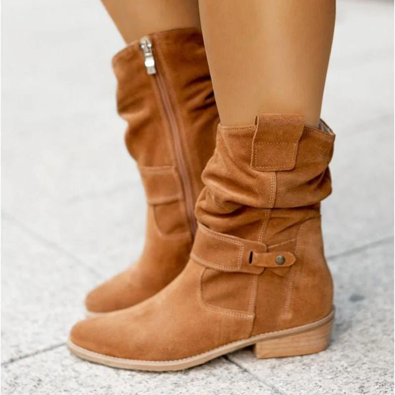 Women's slouchy ankle boots