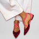 Women's Strappy Ballet Flats, Crossover Ankle Strap