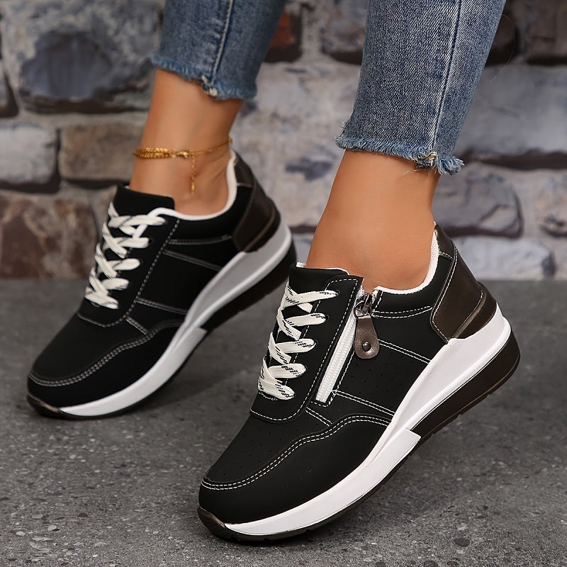Women's Comfort Sneaker in Bali Blue - View 2 | Bellmere