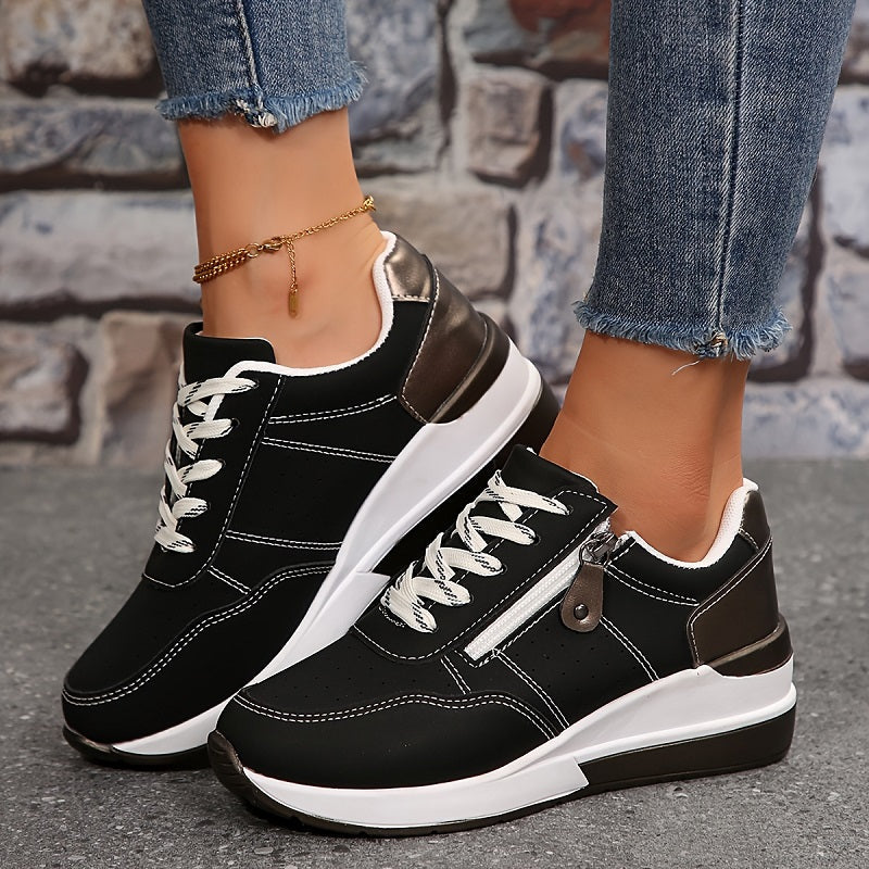 Women's Comfort Sneaker in Bali Blue - View 3 | Bellmere
