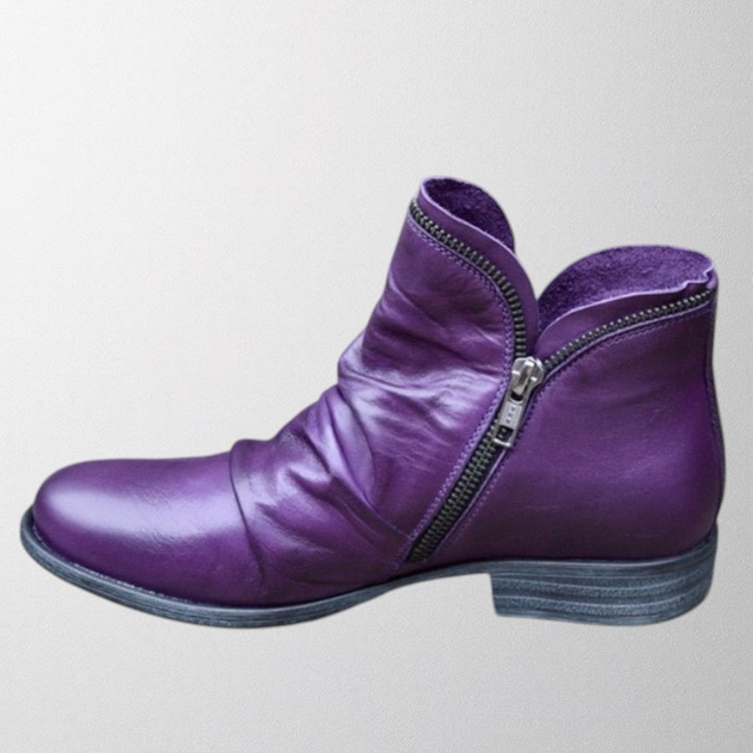 Women's Comfortable Boots in Purple | Bellmere