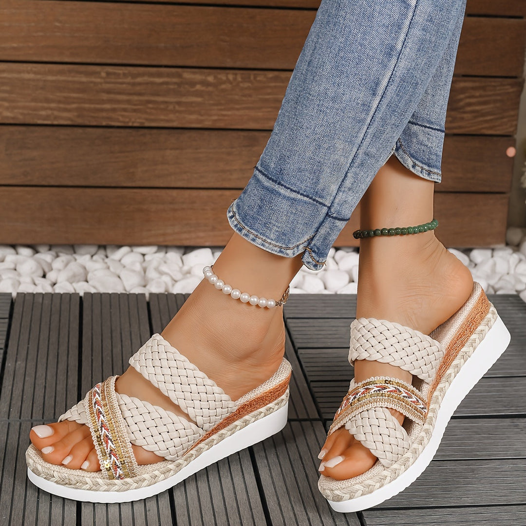 Ignacia | Women's New Summer Women'S Collection, Stylish Woven Rope Sandals