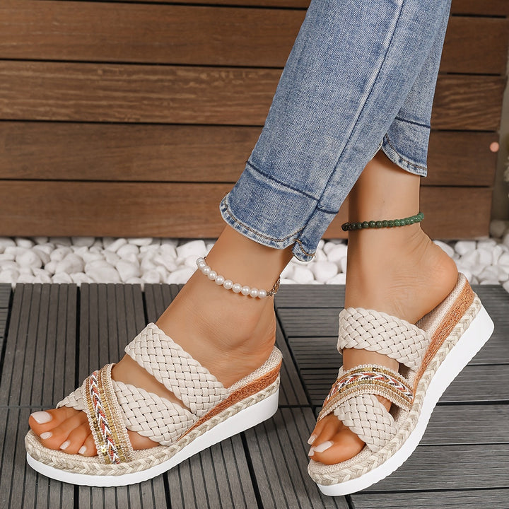 Ignacia | Women's New Summer Women'S Collection, Stylish Woven Rope Sandals