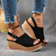 Ilaria | Women's Platform Buckle Sandals - EVA shock absorbing sole
