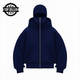 Unisex 3-in-1 tech hoodie with built-in face cover