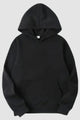 Women's long-sleeve hooded pullover sweatshirt with kangaroo pocket