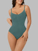 High-Waisted Shapewear Bodysuit in Black - View 14 | Bellmere