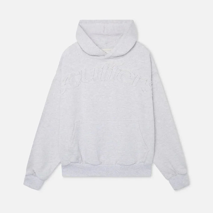 Women's hooded pullover sweatshirt with front pouch pocket