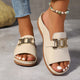 Women's Wedge Sandals Sandale in Black - View 3 | Bellmere
