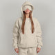 Women's hooded sweatshirt and jogger set with long sleeves and kangaroo pocket