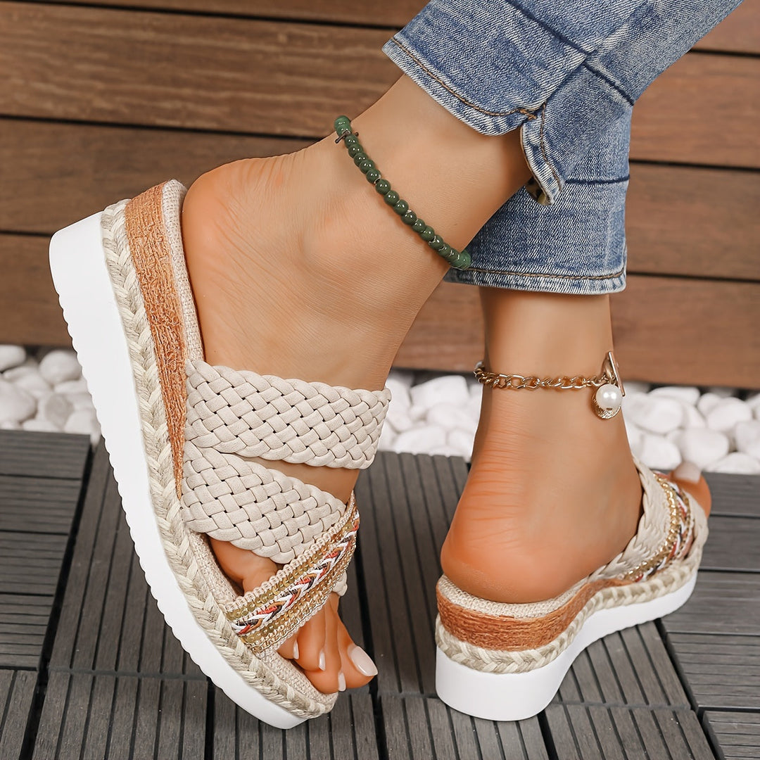 Ignacia | Women's New Summer Women'S Collection, Stylish Woven Rope Sandals