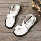 Livia | Women's Platform Sandals with Criss-Cross Straps and Ankle Buckle