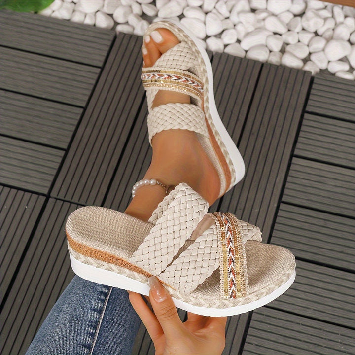 Ignacia | Women's New Summer Women'S Collection, Stylish Woven Rope Sandals