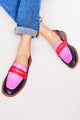 Women's Black Loafers Sandaal in Black | Bellmere