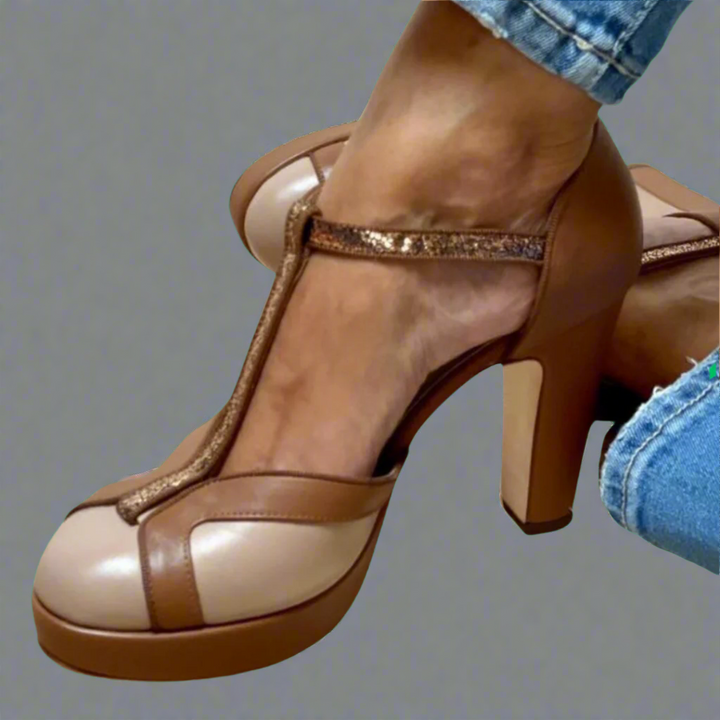 Elegant Women's Heeled Sandals Sandaal - View 2 | Bellmere