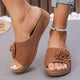 Ilinca | Women's Wedge Sandals Slip-On Open Toe Comfort Sandals