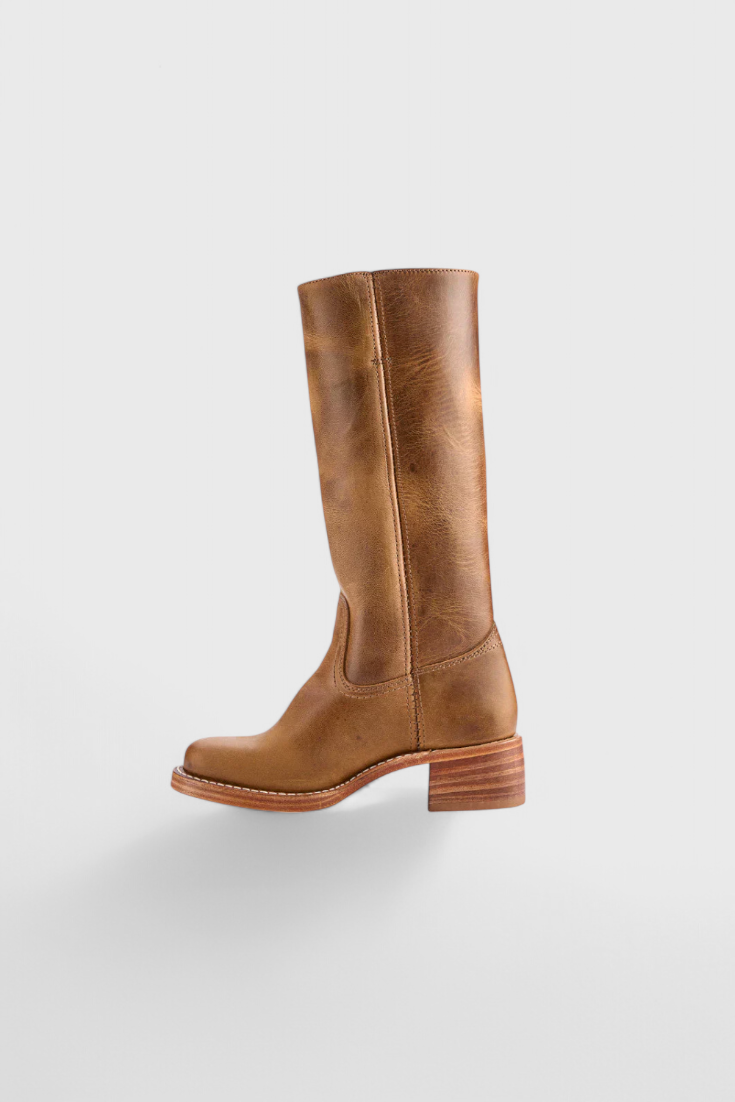 Women's Modern Classic All-Season Boots in Brown - View 14 | Bellmere