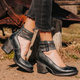 Women's Comfort Sandals Shoes in Light Brown (Sold Out) - View 2 | Bellmere
