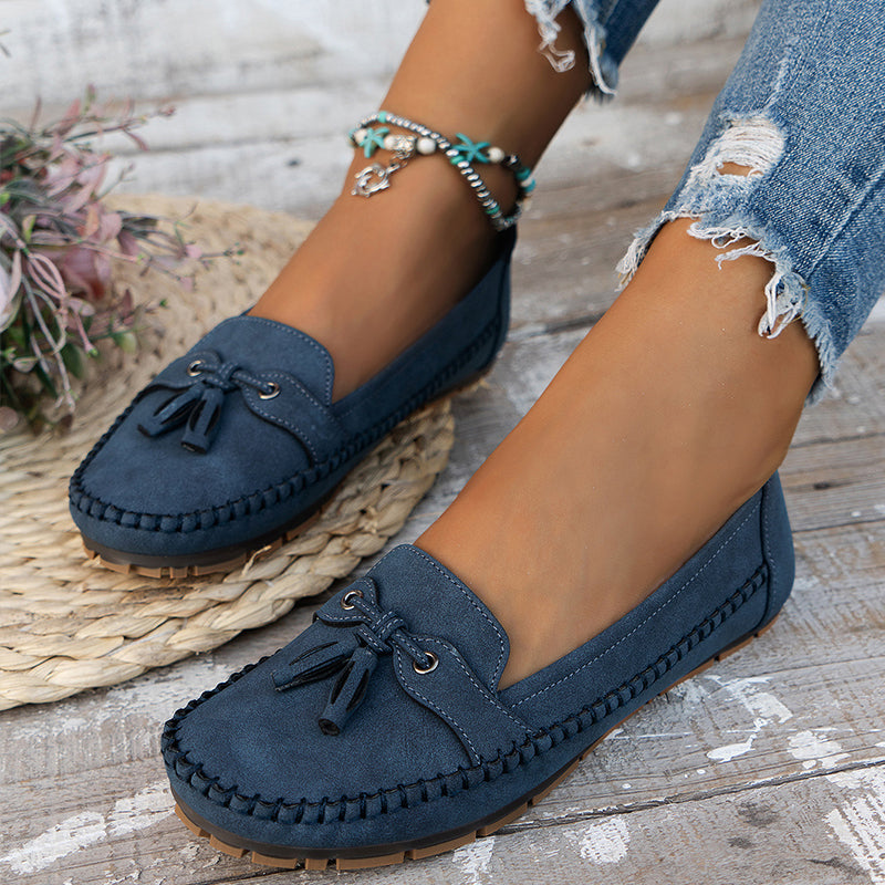 Soft and Comfortable Loafers Shoes in Blue | Bellmere