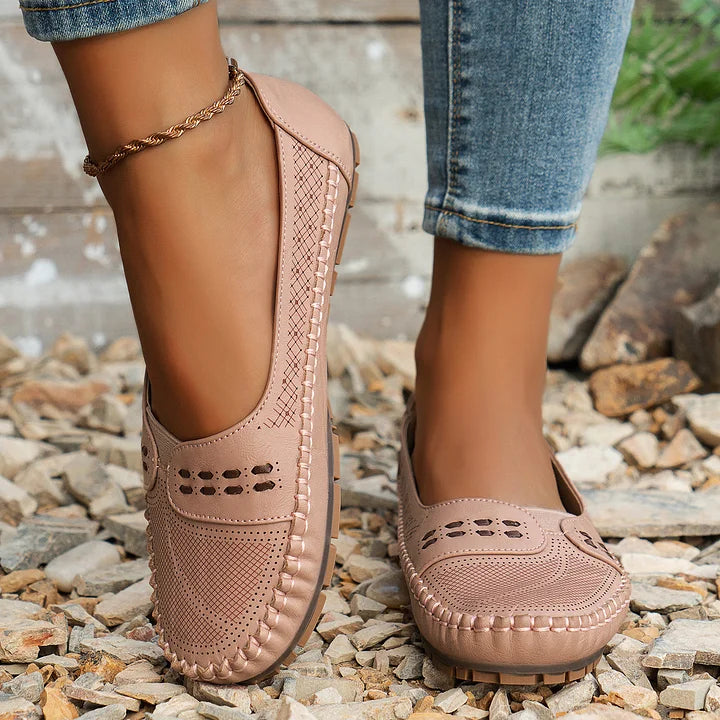 Women's Flats in Beige - View 13 | Bellmere
