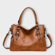 Women's Classic Handbag with Shoulder Strap in Brown | Bellmere