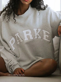 Grey with White Letters