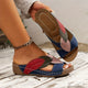 Ksenia | Women's Slip-On Wedge Sandals Open Toe Comfort