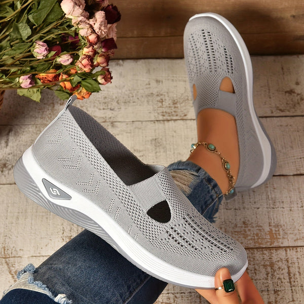 Lightweight Women's Slip-On Shoes in Green - View 8 | Bellmere