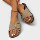 Women's Comfort Sandals with Cushioned Insole Women Sandals in Black - View 3 | Bellmere