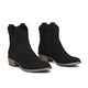 Vintage Western Ankle Boots in Brown - View 2 | Bellmere