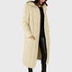 Women's Elegant Cosy Coat in Blue - View 6 | Bellmere